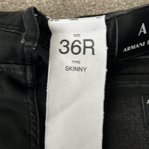 Armani Exchange Skinny Jeans in Black 🆕 - Picture 7 of 9
